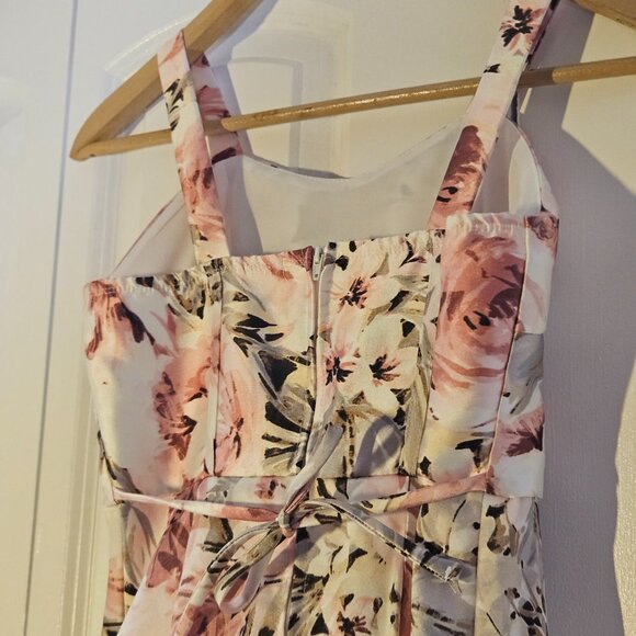 \Xtraordinary Girls Dress Size 12 Formal Special Occasion Dress Dance Pink Roses - Picture 4 of 12